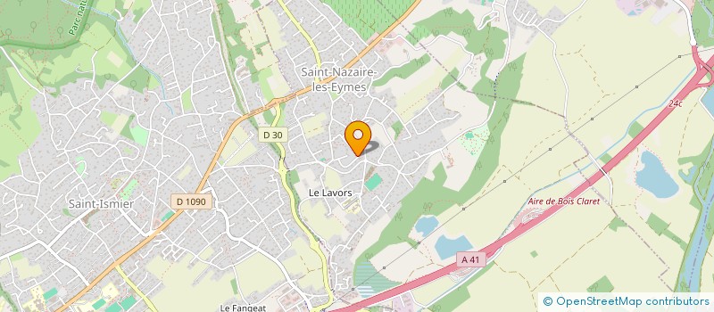 localisation de l'entreprise ASSOCIATION L'OISEAU-LYRE, LES AMIS DE LA BIBLIOTHEQUE MUNICIPALE DE SAINT-NAZAIRE-LES-EYMES  SAINT-NAZAIRE-LES-EYMES