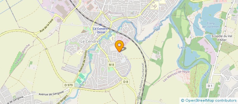 localisation de l'entreprise ASSOCIATION L'OPPIDUM DU JEU  LE CENDRE