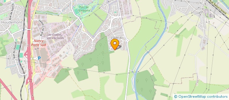 localisation de l'entreprise ASSOCIATION L'OREE DE FLEVILLE  FLEVILLE-DEVANT-NANCY