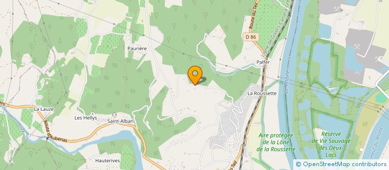 localisation de l'entreprise ASSOCIATION L'OREILLE A L'AFFUT  VIVIERS