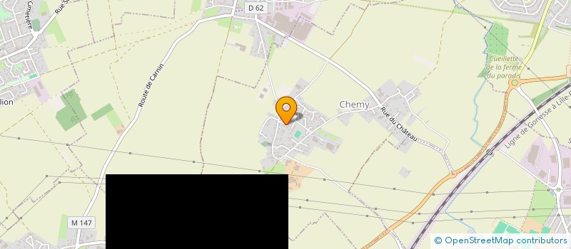 localisation de l'entreprise ASSOCIATION L'UNIVERS  CHEMY