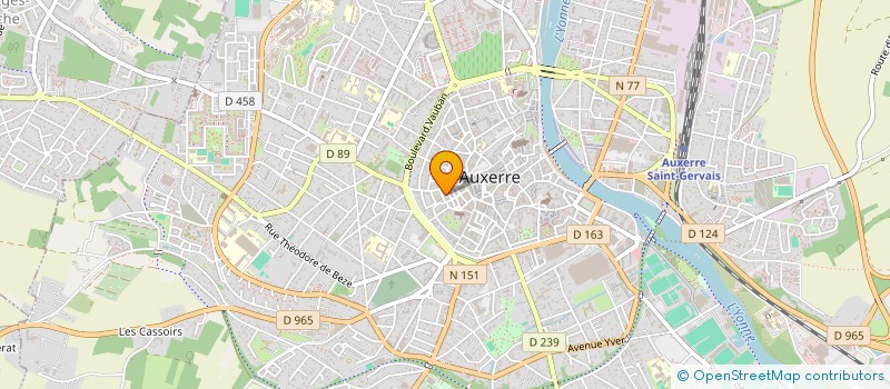 localisation de l'entreprise ASSOCIATION L'UNIVERS DES SONS à AUXERRE