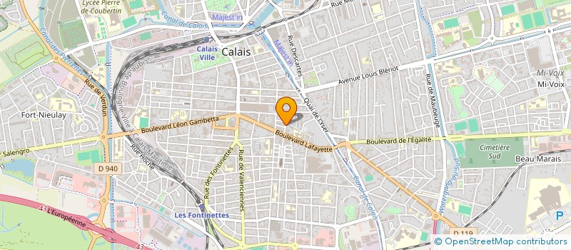 localisation de l'entreprise ASSOCIATION L'UPICANTUS à CALAIS