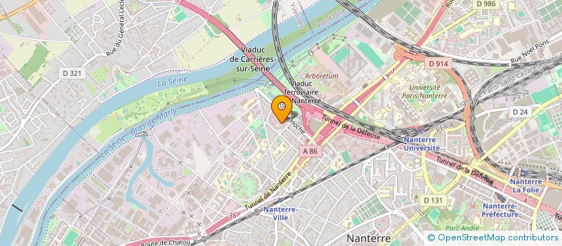 localisation de l'entreprise ASSOCIATION L'YEUX OUVERTS  NANTERRE