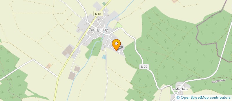 localisation de l'entreprise ASSOCIATION LA 2EME VIE  COURGENAY