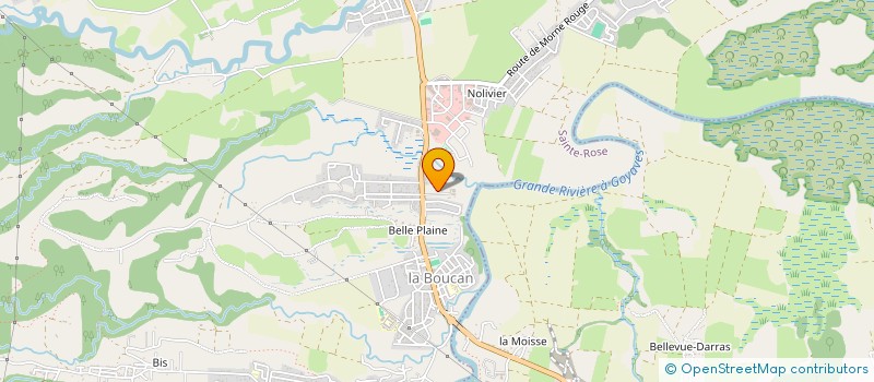 localisation de l'entreprise ASSOCIATION LA BAIE DE MORNE-ROUGE ENTRE TERRE ET MER  SAINTE-ROSE