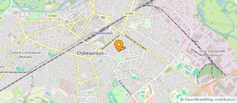 localisation de l'entreprise ASSOCIATION LA BARAKA à CHATEAUROUX