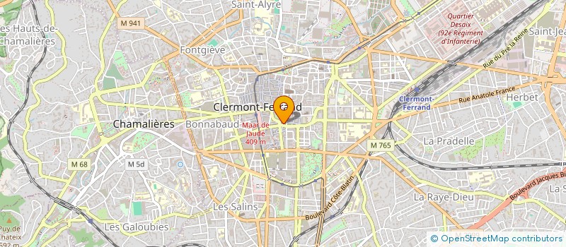 localisation de l'entreprise ASSOCIATION LA BELLE AUVERGNE  CLERMONT-FERRAND