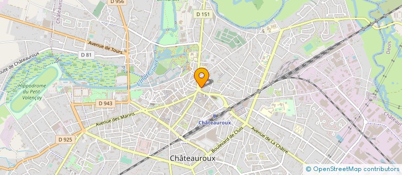 localisation de l'entreprise ASSOCIATION LA BELLE VIE à CHATEAUROUX