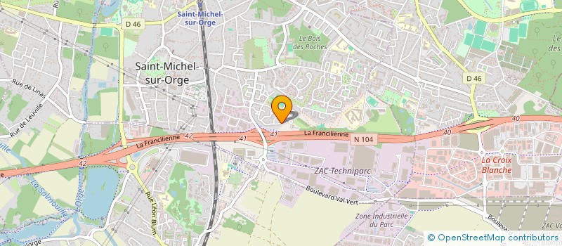 localisation de l'entreprise ASSOCIATION LA BOELE RANDONNEE PEDESTRE  SAINT-MICHEL-SUR-ORGE