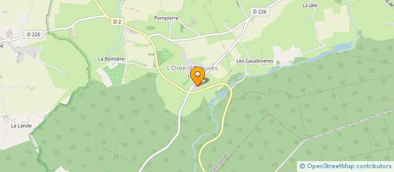 localisation de l'entreprise ASSOCIATION LA BONNE CLEF 2 à L'OREE-D'ECOUVES