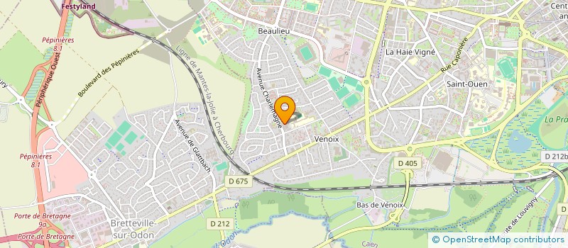 localisation de l'entreprise ASSOCIATION LA BONNE CLEF à CAEN