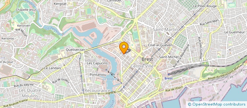 localisation de l'entreprise ASSOCIATION LA BOUEE à BREST