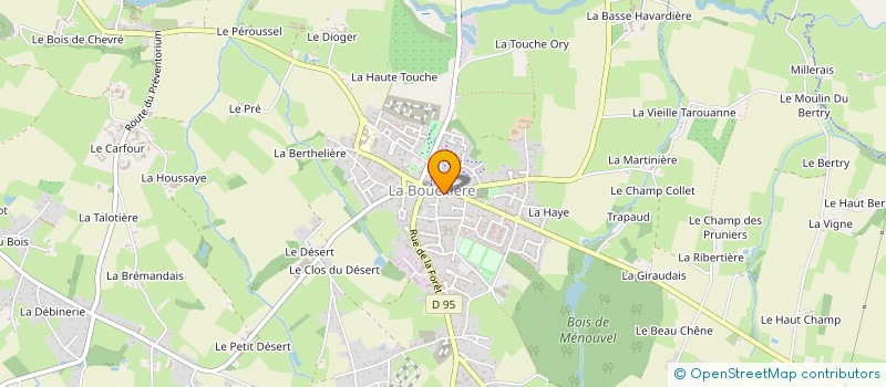 localisation de l'entreprise ASSOCIATION LA BOUEXIERE ECHANGES  LA BOUEXIERE