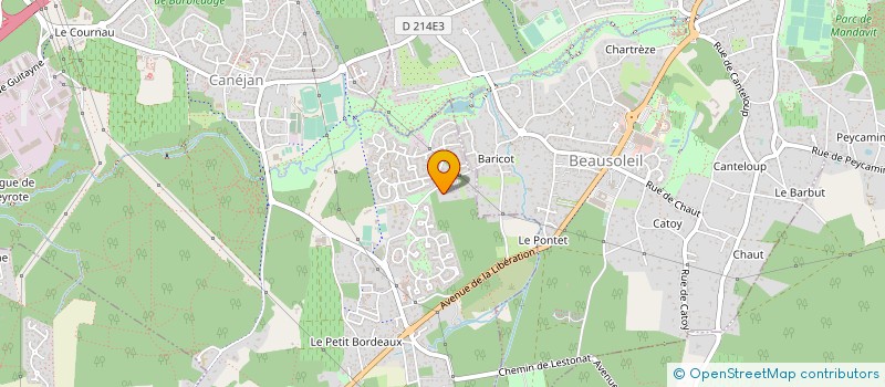 localisation de l'entreprise ASSOCIATION LA BOULE CANEJANAISE à CANEJAN