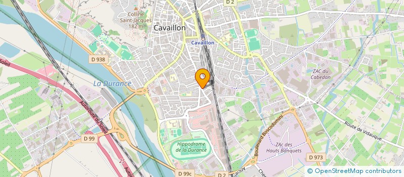 localisation de l'entreprise ASSOCIATION LA BOULE SPLENDIDE  CAVAILLON