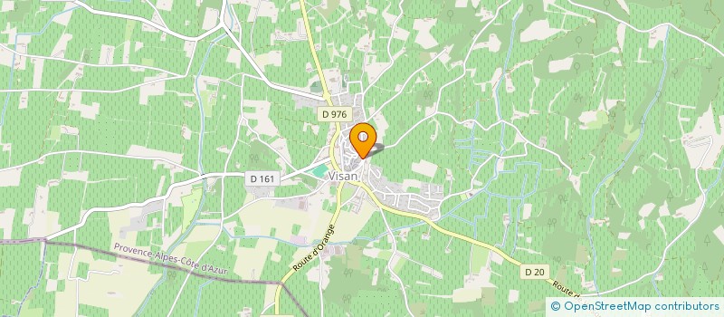 localisation de l'entreprise ASSOCIATION LA BOULE VISANNAISE  VISAN