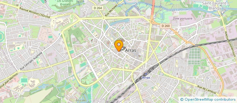 localisation de l'entreprise ASSOCIATION LA BRIQUE à ARRAS