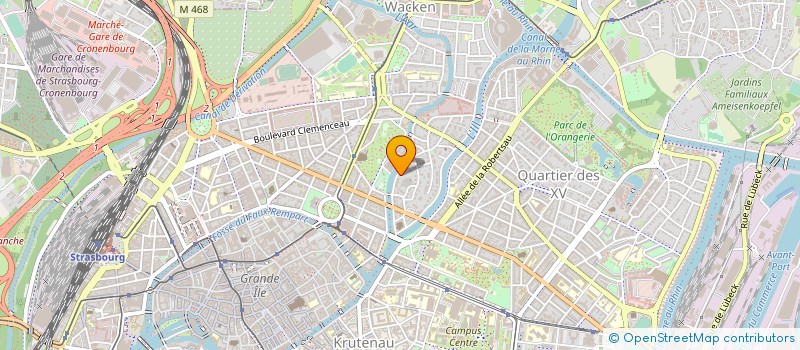 localisation de l'entreprise ASSOCIATION LA BUISSONNIERE DE L AAR à STRASBOURG