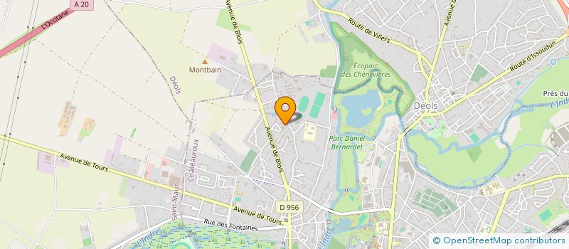 localisation de l'entreprise ASSOCIATION LA BULLE ROSE à CHATEAUROUX