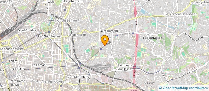 localisation de l'entreprise ASSOCIATION LA CARAVELLE à MARSEILLE