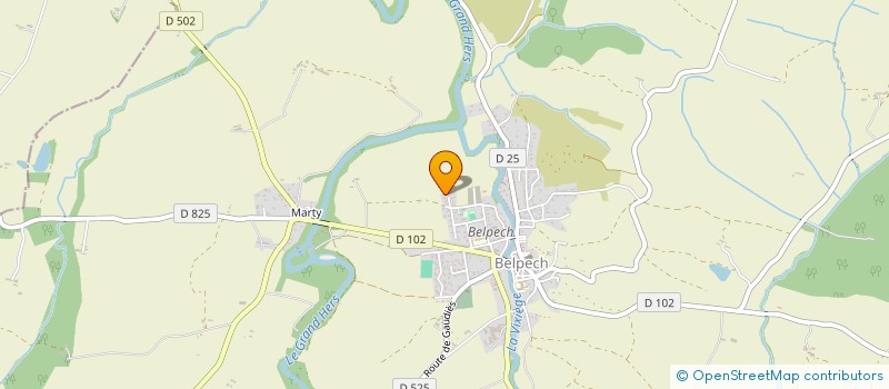 localisation de l'entreprise ASSOCIATION LA CARTE BELLOPODIENNE  BELPECH