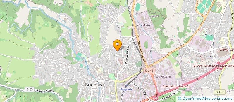localisation de l'entreprise ASSOCIATION LA CASE D ALIDOU à BRIGNAIS