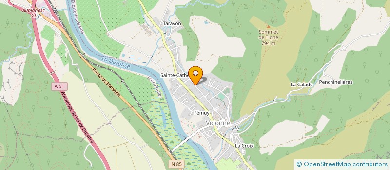 localisation de l'entreprise ASSOCIATION LA CASTORINE à VOLONNE