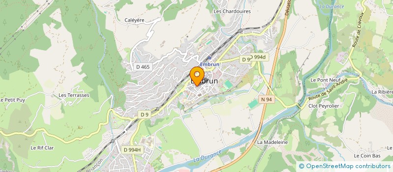 localisation de l'entreprise ASSOCIATION LA CAVERNE AUX MERVEILLES à EMBRUN