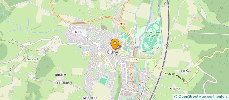 localisation de l'entreprise ASSOCIATION LA CHALONA à CLUNY