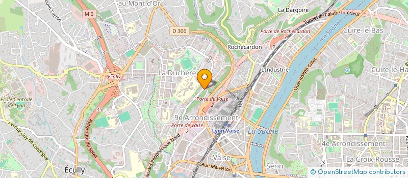 localisation de l'entreprise ASSOCIATION LA CHAUMIERE à LYON