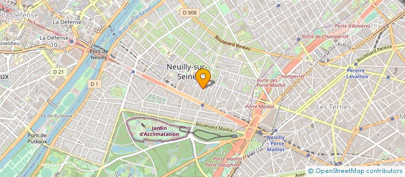 localisation de l'entreprise ASSOCIATION LA CHENAIE CLASSES à NEUILLY-SUR-SEINE