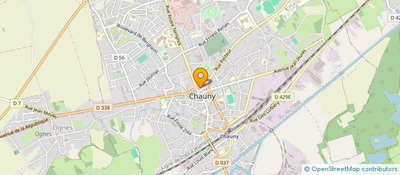 localisation de l'entreprise ASSOCIATION LA CHERIZIENNE à CHAUNY