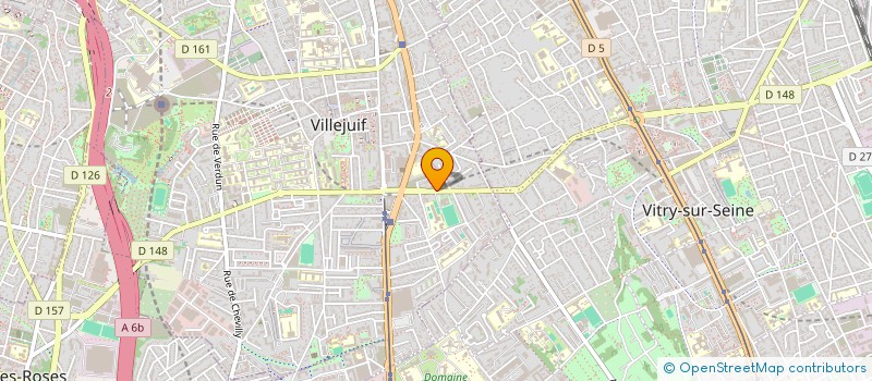 localisation de l'entreprise ASSOCIATION LA CIGALE à VILLEJUIF
