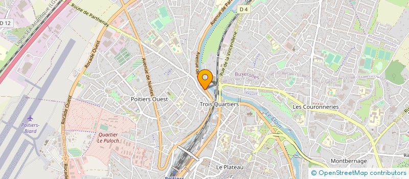 localisation de l'entreprise ASSOCIATION LA CLANDESTINA  POITIERS