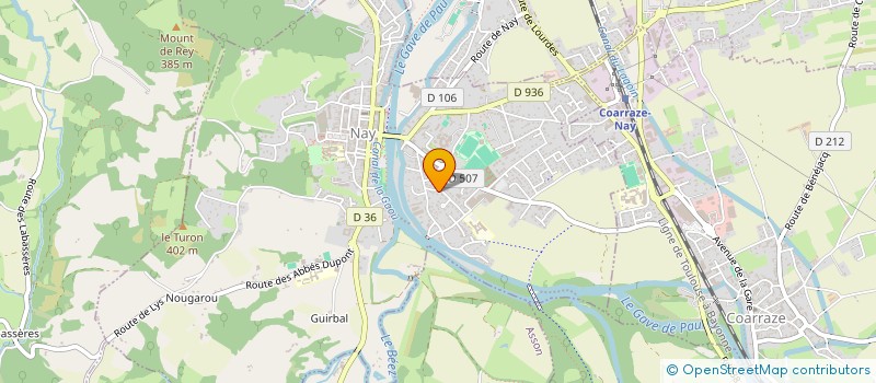 localisation de l'entreprise ASSOCIATION LA CLAY  NAY