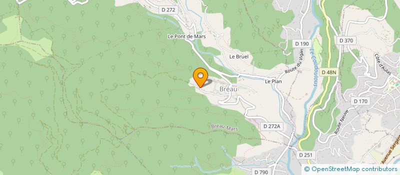 localisation de l'entreprise ASSOCIATION LA CLEDE CEVENNES-CAMEROUN  BREAU-MARS