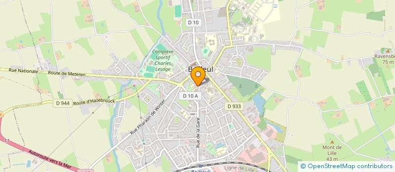 localisation de l'entreprise ASSOCIATION LA CLEF à BAILLEUL