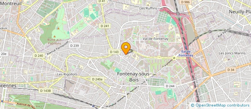 localisation de l'entreprise ASSOCIATION LA CLOSERIE à FONTENAY-SOUS-BOIS