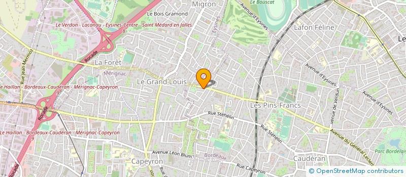 localisation de l'entreprise ASSOCIATION LA COCCINELLE à BORDEAUX