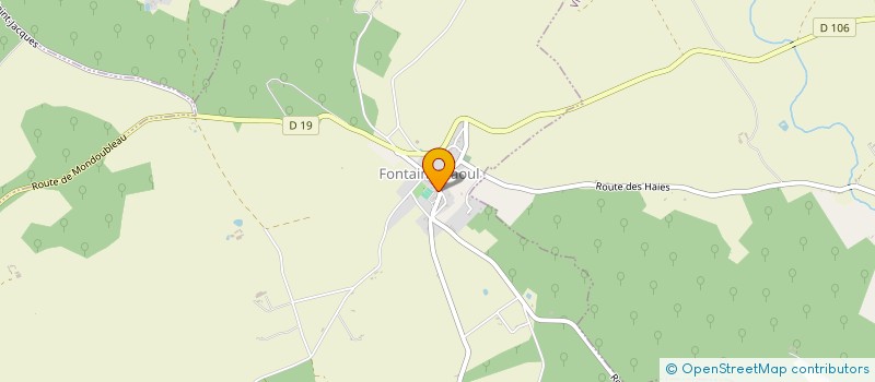 localisation de l'entreprise ASSOCIATION LA COLLINE  FONTAINE-RAOUL