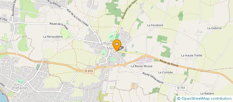localisation de l'entreprise ASSOCIATION LA COLOMBE à NANTES