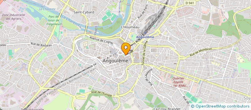 localisation de l'entreprise ASSOCIATION LA COLOMBIERE à ANGOULEME