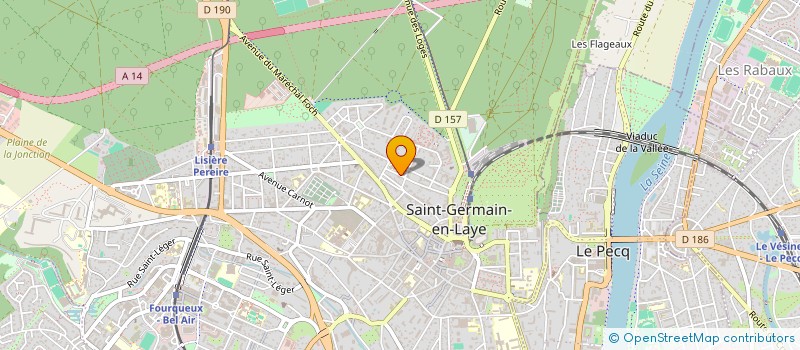 localisation de l'entreprise ASSOCIATION LA COMMUNAUTE LOGEMENT  SAINT-GERMAIN-EN-LAYE