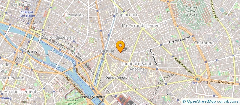 localisation de l'entreprise ASSOCIATION LA COMPAGNIE DE LA CLE D'ENCRE  PARIS