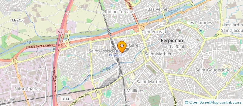 localisation de l'entreprise ASSOCIATION LA COMPAGNIE DES BRUMES  PERPIGNAN