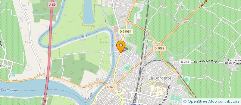 localisation de l'entreprise ASSOCIATION LA COMPAGNIE DU GESTE à LIBOURNE
