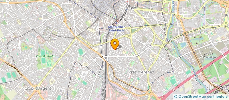 localisation de l'entreprise ASSOCIATION LA COMPAGNIE MERCES à MONTPELLIER