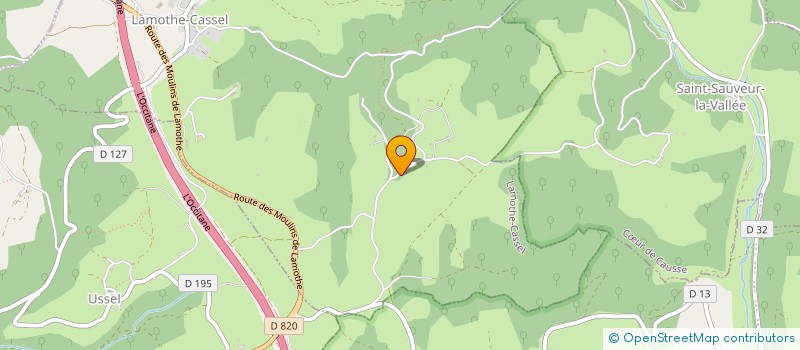 localisation de l'entreprise ASSOCIATION LA CONFRERIE DES SOUFFLEURS  LAMOTHE-CASSEL