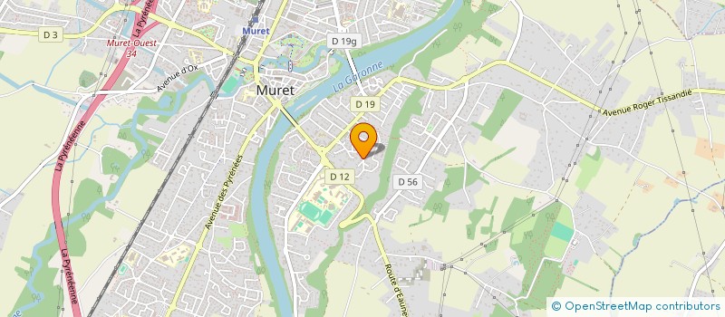 localisation de l'entreprise ASSOCIATION LA COUME  MURET